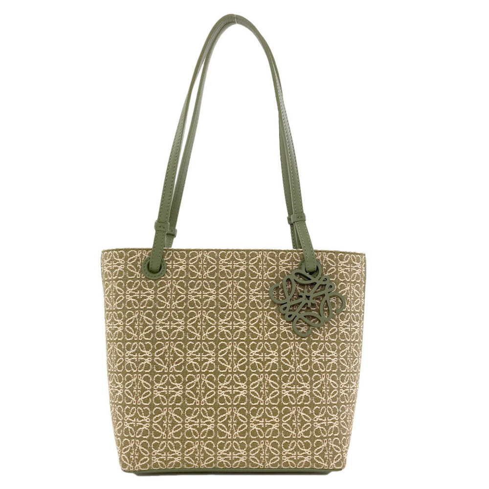 Loewe Anagram Jacquard Tote Bag, Canvas, Women's